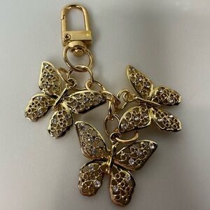 UNBRANDED BUTTERFLY BAG CHARM